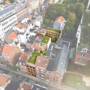 Etangs d'Ixelles, duplex neuf de +- 130m², 3ch. + terrasse