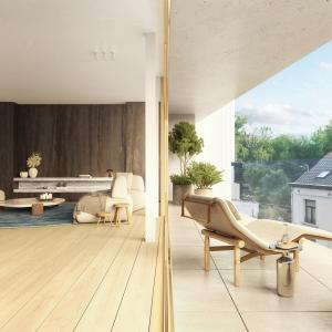 Parc Tenbosch/Châtelain penthouse 199m², 3ch. terrasse 49m²