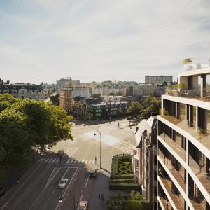 Projet de standing avec vue sur l'Abbaye de la Cambre! 