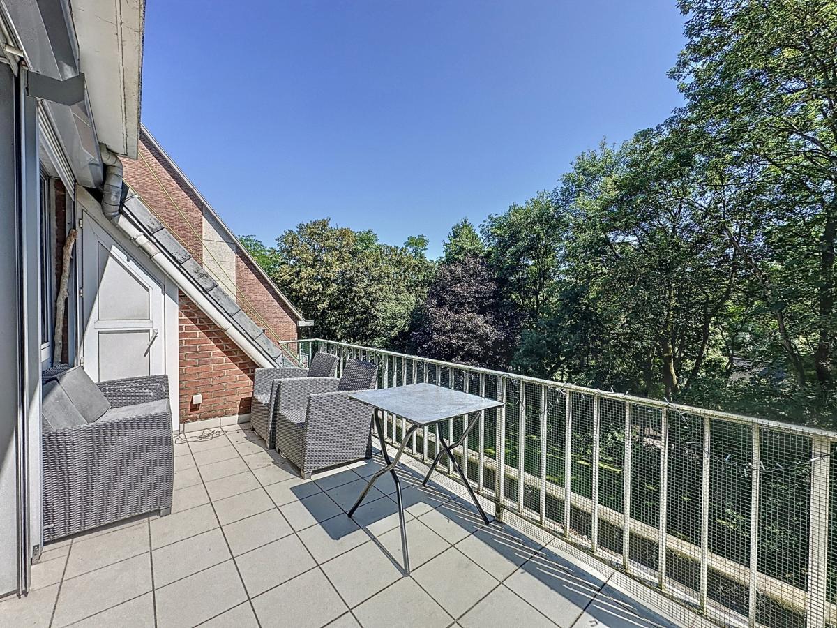 Parc Wansart : Superbe appartement 2 chambres + terrasse