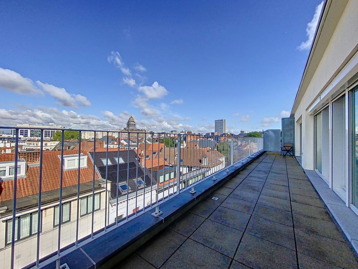 Haut de St-Gilles : Sublime penthouse avec grandes terrasses