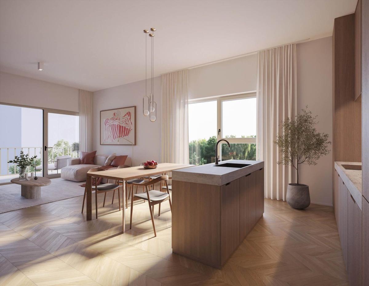 Etangs d'Ixelles, duplex neuf de +- 130m², 3ch. + terrasse