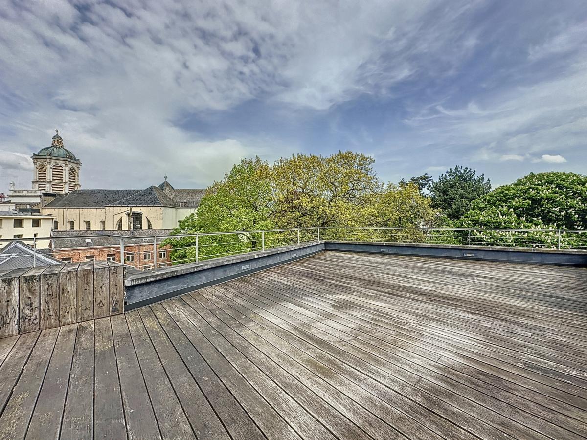 Cœur de Bruxelles : Exceptionnel duplex penthouse + terrasse